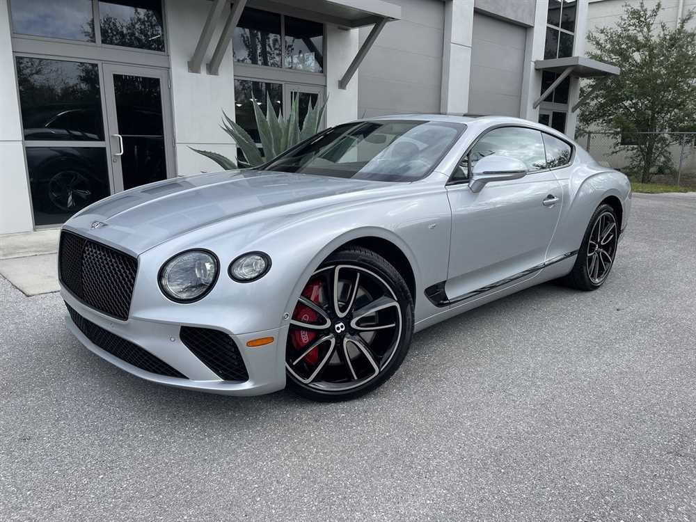 Bentley continental mulliner driving specification