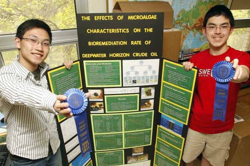 International high school science project competitions