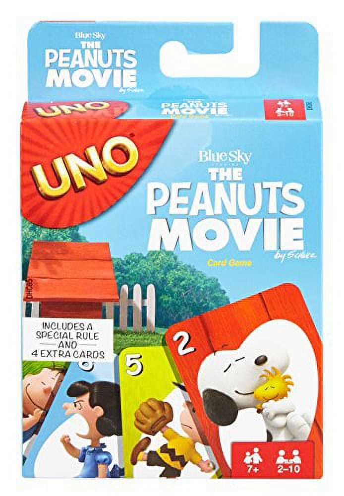 Uno the peanuts movie card game